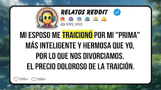 Mi ESPOSO me TRAICIONÓ por mi "PRIMA" más INTELIGENTE y HERMOSA que yo, por lo que nos DIVORCIAMOS