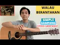 Download Lagu TUTORIAL PETIKAN (Walau Berantakan - Prince Husein, Feby Putri) (Tutorial Gitar) CHORD GAMPANG!