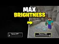 Minecraft FullBright with NO MODS Tutorial