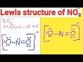Lewis structure of NO2 - Nitrite ion Trick to draw Lewis dot structure for NO2