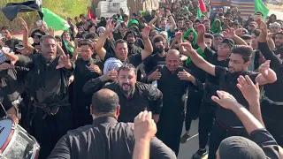 اقوى لطميه قاسم الساعدي و منتظر العبودي في الاربعينيه 