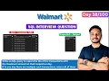 SQL Data Analysis Interview Question 100 SQL Challenge SQL Tutorials Flipkart Interview
