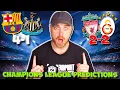 CHAMPIONS LEAGUE ROUND OF 16 SECOND LEG PREDICITONS TIPS