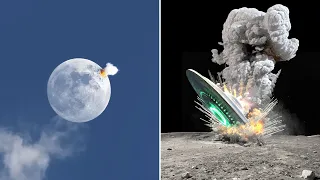 Algo chocó contra la Luna, creando un destello brillante