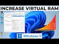 How to Increase Virtual Memory on Windows 11 Increase Virtual RAM