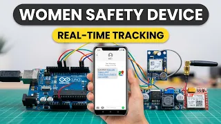 Build Your Own Gps Tracking System using Arduino Women Safety device