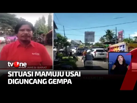 Situasi Pasca Gempa Guncang Mamuju