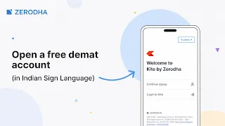 How to open Zerodha demat account - Indian Sign Language