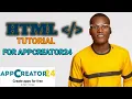 Download Lagu HTML Tutorial For Appcreator24 - Part 1 |  Appcreator24 tutorials | Build Apps for free