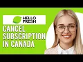 How To Cancel HelloFresh Subscription In Canada How Do I Cancel My HelloFresh Account In Canada