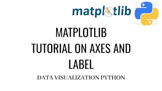 Matplotlib Tutorial on label and axes Plotting with multiple axes in Matplotlib