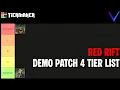 Top 100 Player s Red Rift Character Tier List Guildrun 0 5 4