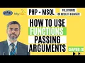 How to Use PHP Functions Argument Passing Pass By Value Reference PHP Functions Chapter-10