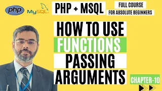 How to Use PHP Functions Argument Passing Pass By Value Reference PHP Functions Chapter-10