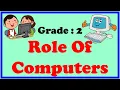 ROLE OF COMPUTERS Class 2 Computer CAIE CBSE Syllabus What are Computers used for