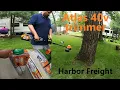 Atlas 40v string trimmer unboxing and review Harbor Freight