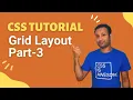 css full course bangla tutorial 39 Layout design Grid Layout part-3 Responsive grid layout
