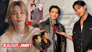 jimin jealous seeing jungkook with mingyu jungkook 