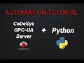 Tutorial CoDeSys OPC-UA Server Python for PLC Data
