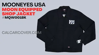 Mooneyes Jacket MQW001BK Car Culture Hot Rod Speed Shop Mechanic s Jacket