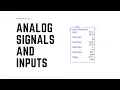 Micrologix 1100 - ANALOG SIGNALS and INPUTS