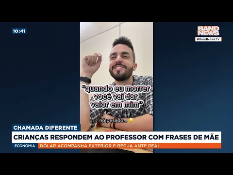 Download MP3 Crianças respondem ao professor com frases de mãe | BandNews TV