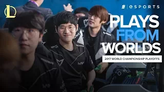 The BEST plays from the 2017 World Championship Playoff Stage (Featuring: Crown, Faker and sOAZ)