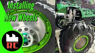 Grave Digger Vitavon wheels install 4k