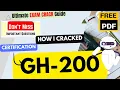 How I CRACKED GH-200 Exam in Just 6 Hours GitHub Actions Important Topics Tips PDF