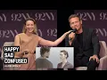 OUTLANDER s Caitriona Balfe and Sam Heughan watch their original chemistry test