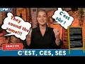 Practise Your French C est ces or ses
