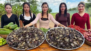 Amazing cooking stir fried crabs and eat recipe | Amazing video