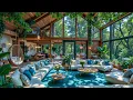 Download Lagu Soothing Jazz Melodies in Fresh Living Room | Morning Ambience \u0026 Smooth Jazz for Relax \u0026 Focus