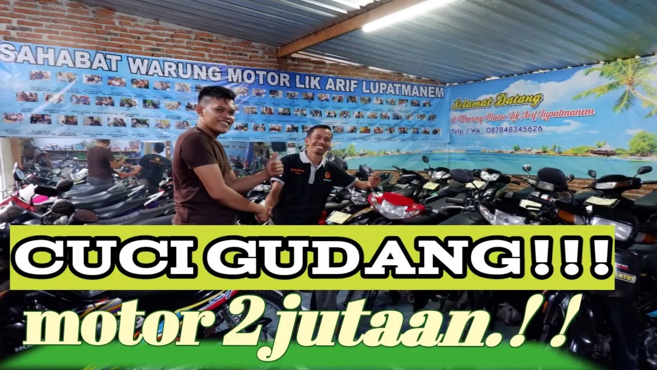 MOTOR BEKAS TAPI UDAH HABIS