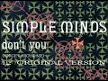 Simple Minds   Don't You Forget About Me 12'' Original Version