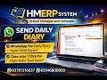 HM ERP Daily Diary WhatsApp Module Class-wise 1 Click Send Complete Tutorial 2026