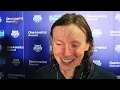 Katie Ledecky on 15 36 1500 Free Not gonna read too much into the final time tonight