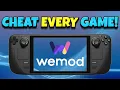 WeMod Steam Deck Tutorial PC Game Cheats Trainers and Mods in One App
