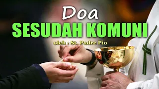 prayer after communion catholic prayer