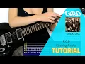 POD - Sleeping Awake (Tutorial Guitarra) / How to play