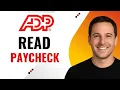 How to Read an ADP Paycheck Stub Easily Step-by-Step