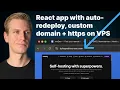 Deploy React Vite To VPS With Coolify Custom Domains SSL Auto re-deploy