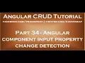 Angular component input property change detection