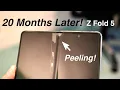 Samsung Z Fold 5 Starting to Peel After 20 Months Inner Screen Protector