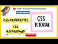 CSS PROPERTIES PART 1 CSS Background-image size repeat position Advance CSS