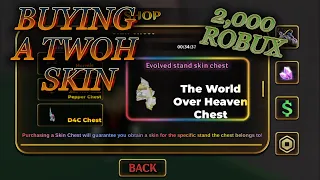YBA BUYING A TWOH SKIN FROM SKIN CHEST
