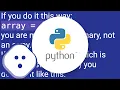How to declare and add items to an array in Python