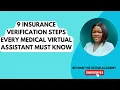 How to Verify Insurance Eligibility as a Virtual Medical Assistant