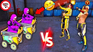 TROLLEAMOS DÚOS con “EL CARRITO” en LOBO SOLITARIO 😂 FREE FIRE