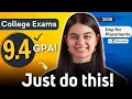 How to study for College Exams Just do this for best GPA